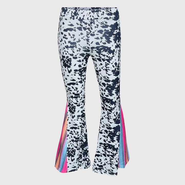 ILTEX Apparel - Wholesale Pants - Women's - Cow Black Serape Bell Bottom Pants - Adult2