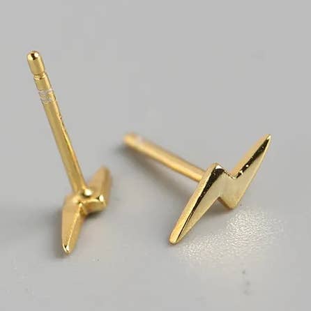 Sweet Cherry Sky - Wholesale Stud/Post Earrings - Lightning Stud Earrings, Sterling Silver1