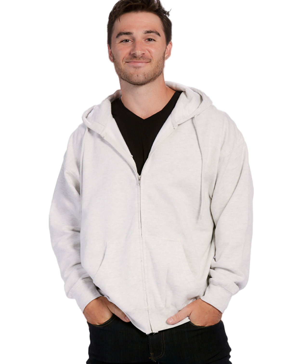 U.S. Apparel - Wholesale Hoodie - Unisex - Adult Full Zip Hood19