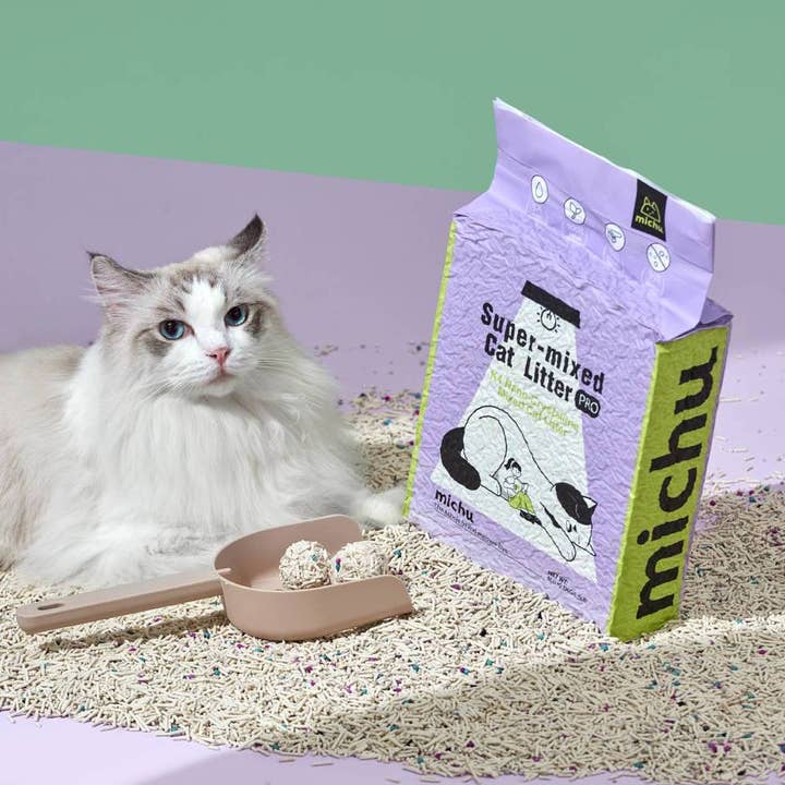 MichuPet - Wholesale Cat Litter - Michu Mixed Tofu Cat Litter, Heavy Duty Flushable Kitty Litt11