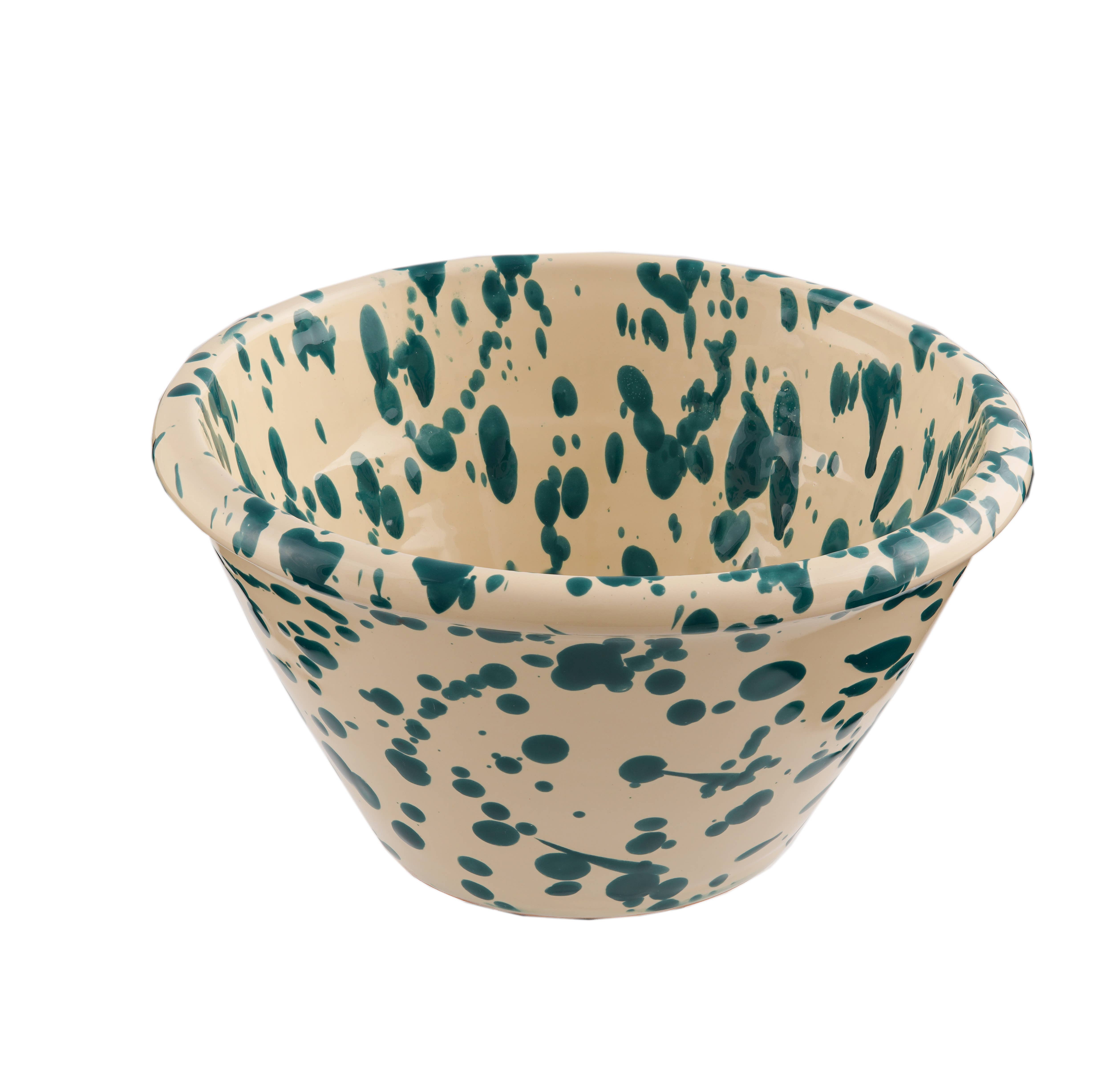 LOLIVA – Prato/tigela decorativa por atacado – Tigela de salada em terracota 15 cm - Linha Splasshed10