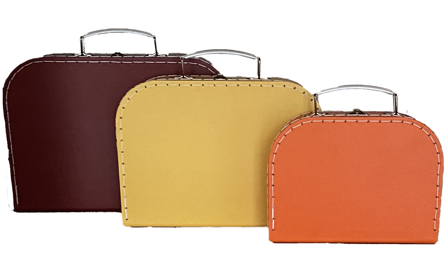 The All Set Company - Wholesale Decorative Box - Decorative Storage Box - Suitcase Style - Nested Set of 39