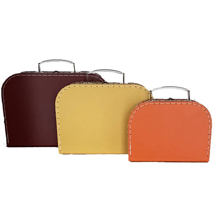 The All Set Company - Wholesale Decorative Box - Decorative Storage Box - Suitcase Style - Nested Set of 39