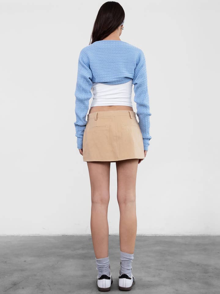 TICTOC – wholesale Skort – Women's – LUA Brushed Cotton Twill Mini Skirt Built-In Under Shorts 7