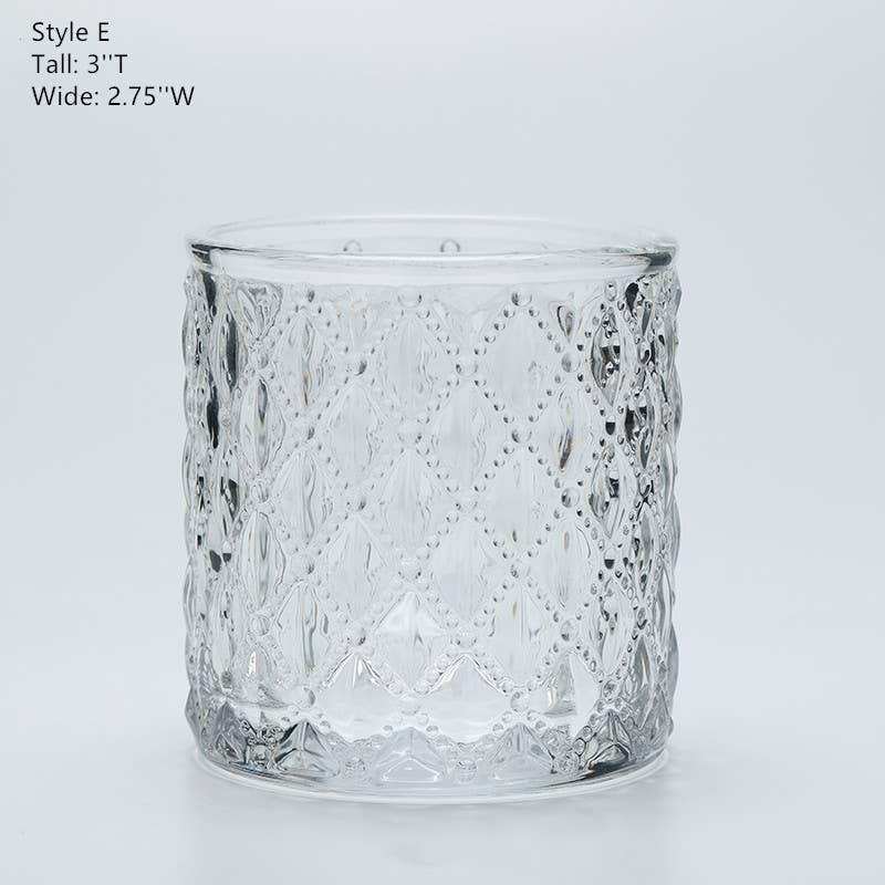 Sweet Home Deco – wholesale Candle holder – Rustic Votive Candle Holder, Tabletop Centerpiece, Clear 4