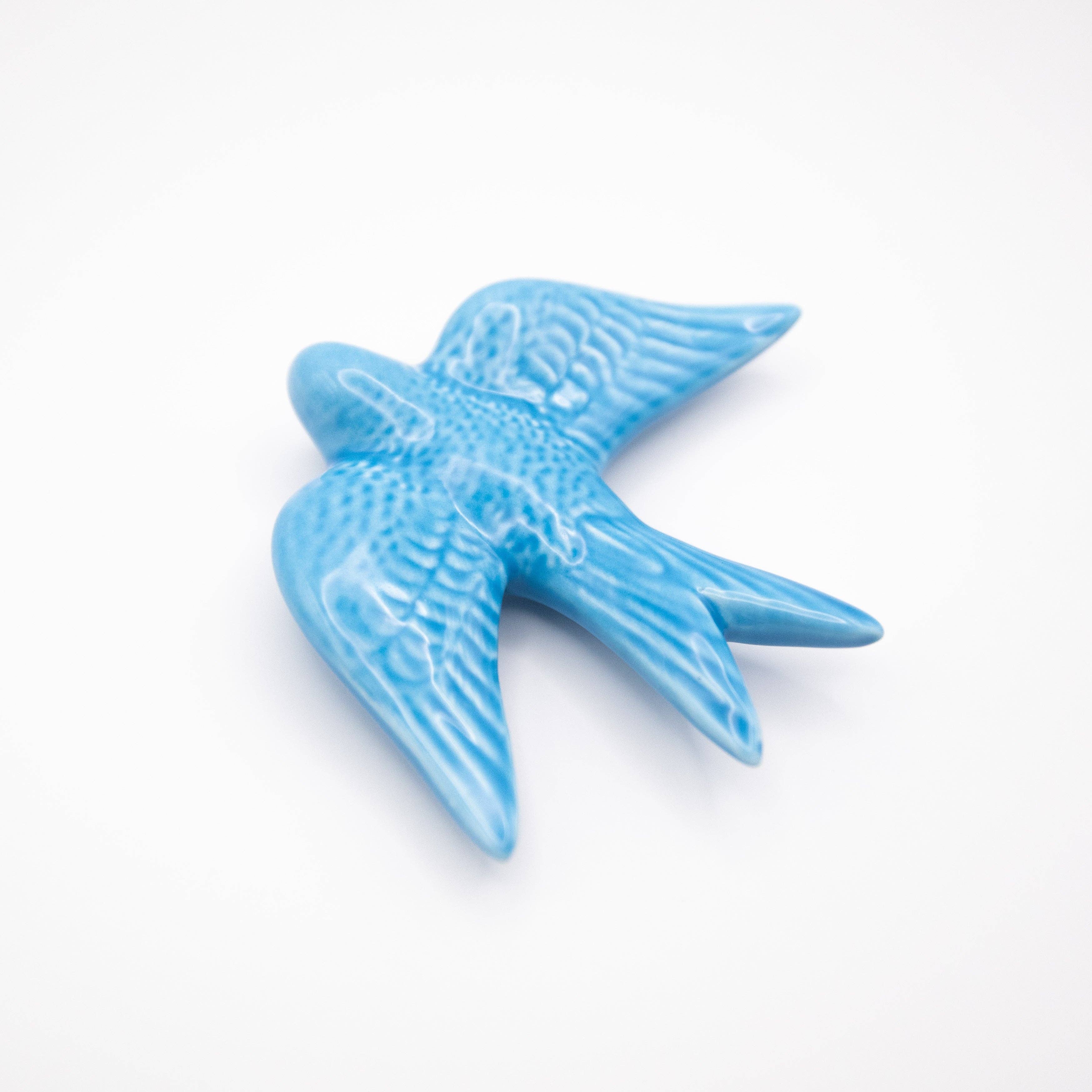 Casa Sofia - Wholesale Decorative Figurine - Turquoise blue ceramic swallow4