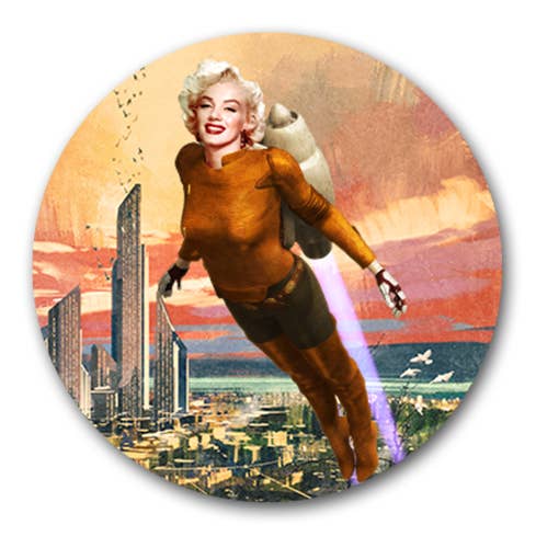 B61 - Pin-Back-knap for engroshandel hos Magik Missile