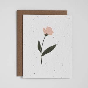 Plantable Greeting Card - Mother's Day - Pink for wholesale by The Good Card