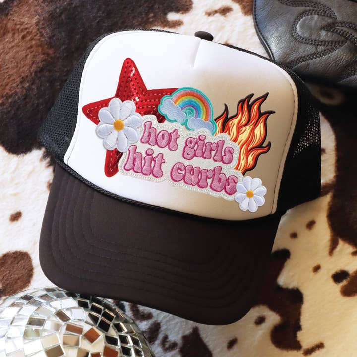 Cappello da camionista Hot Girls Hit Curbs per la vendita all'ingrosso da parte di 316 Legacy LLC