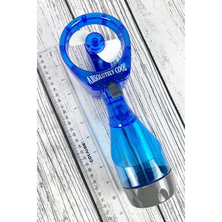 ASSORTED COLOR PORTABLE WATER BOTTLE MISTER SPRAY FAN for wholesale on Faire3