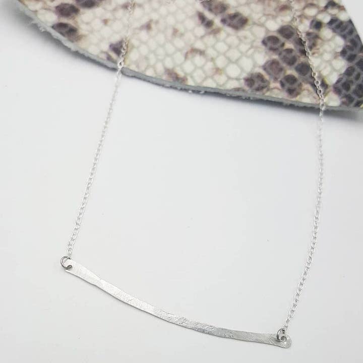 Ladyfine Collective - Wholesale Pendant/charm necklace - Sterling Silver or 14K gold filled Bar Necklace1