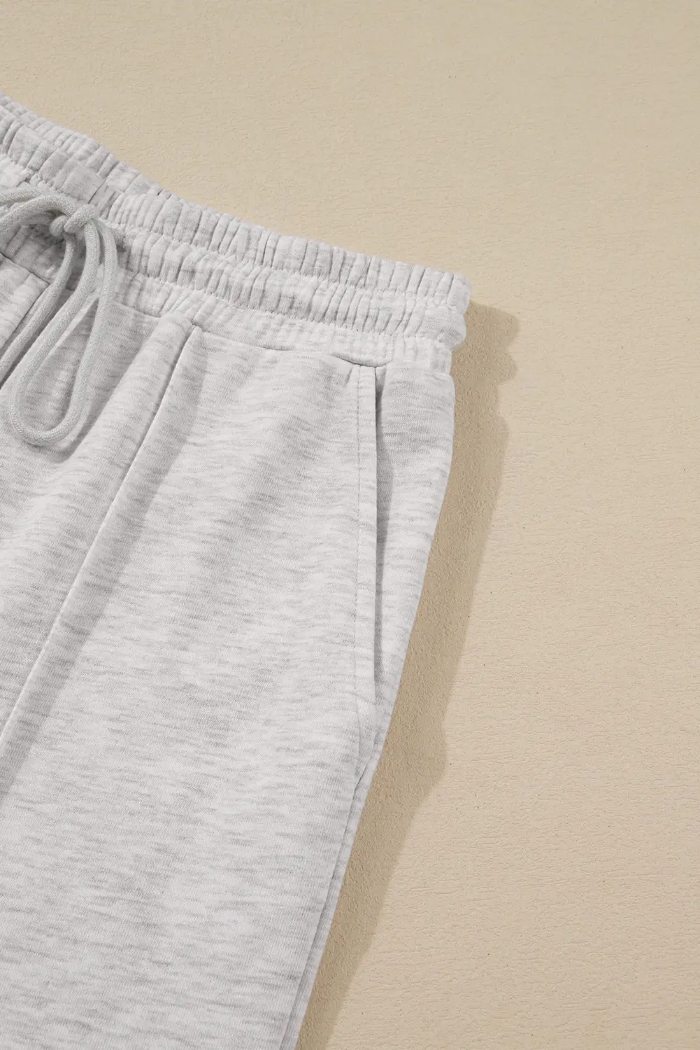 FULL TIME PURCHASE - Vente Ensemble de vêtements d'intérieur – femme - Ensemble de pull à col polo en V et pantalon de survêtement à cordon de serrage15