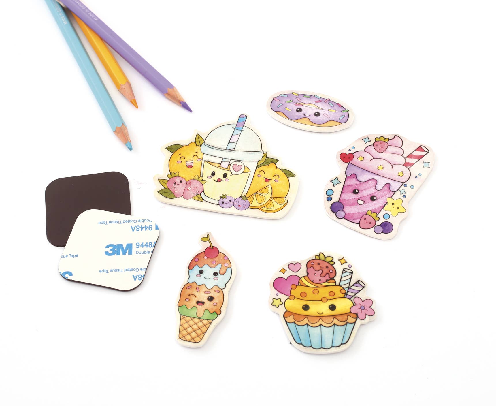 Graine Créative - Wholesale DIY Craft Kit - Kids - CRAZY PLASTIC KIT KAWAI MAGNETS5