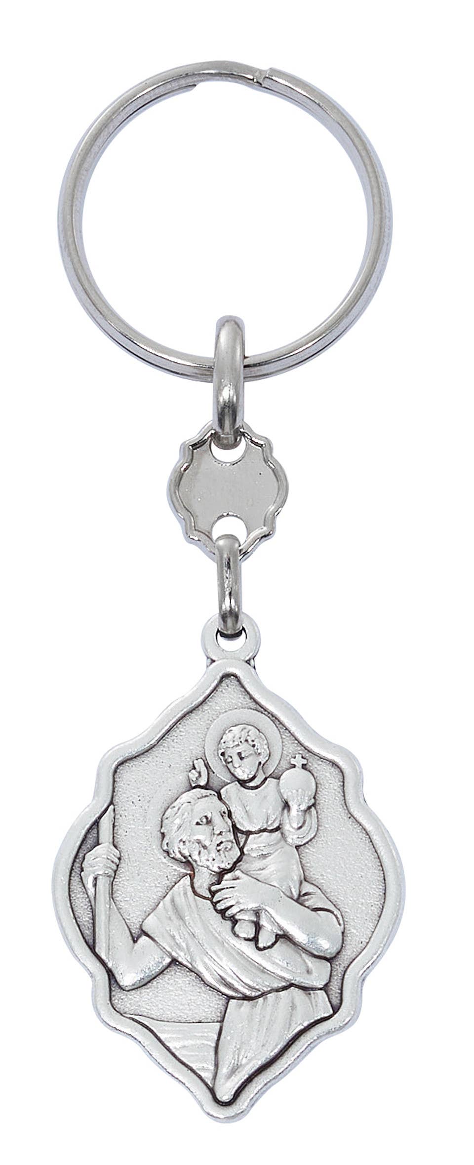 Hail Mary Gifts - Wholesale Keychain - Unisex - Religious & Catholic Keyring Keychain St. Christopher0