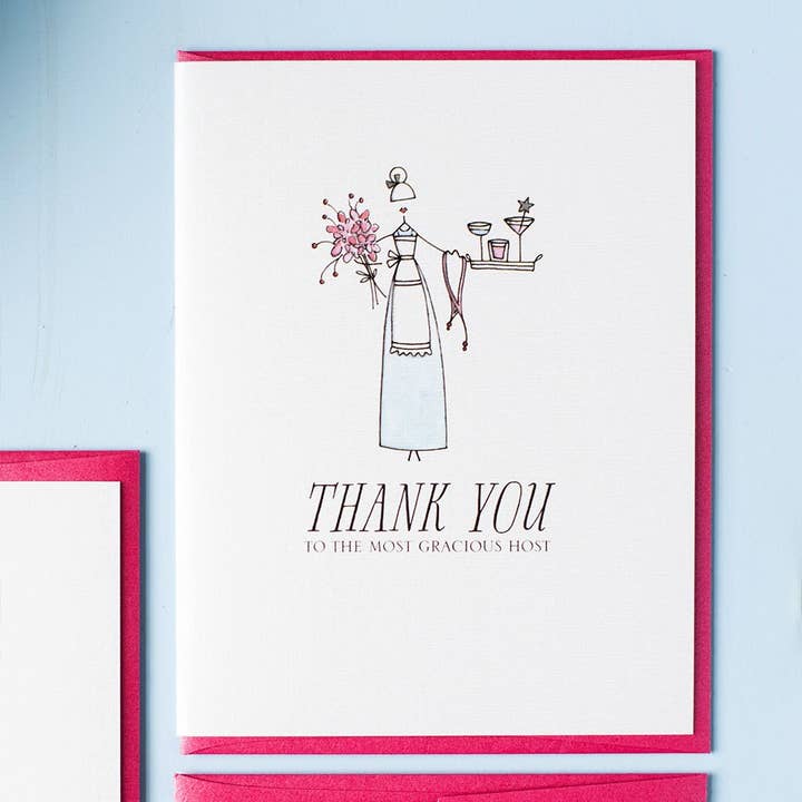 "GRACIOUS" THANK YOU CARD for wholesale by LO in LONDON®