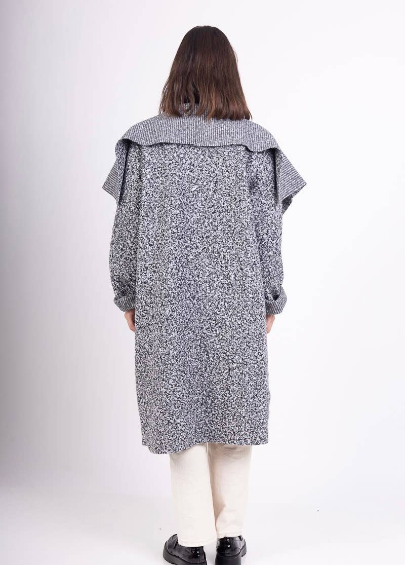 LINEN & COTTON HOUSE - Vente Manteau – femme - VESTE BOUCLETTE MATIERE RESPONSABLE + SIZE  35122 73