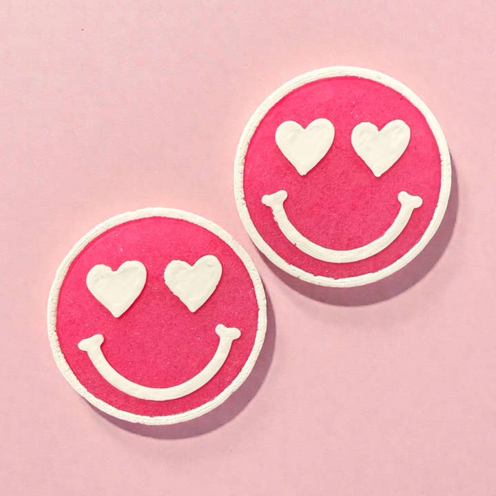 Smiley Vent Clips and Magnets for wholesale by Bug and Bean Freshies