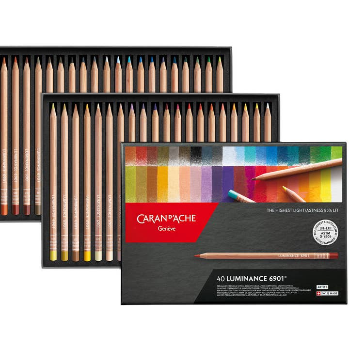 Caran d'Ache - Wholesale Colored Pencil - Set of 40 Colored Pencils LUMINANCE™0