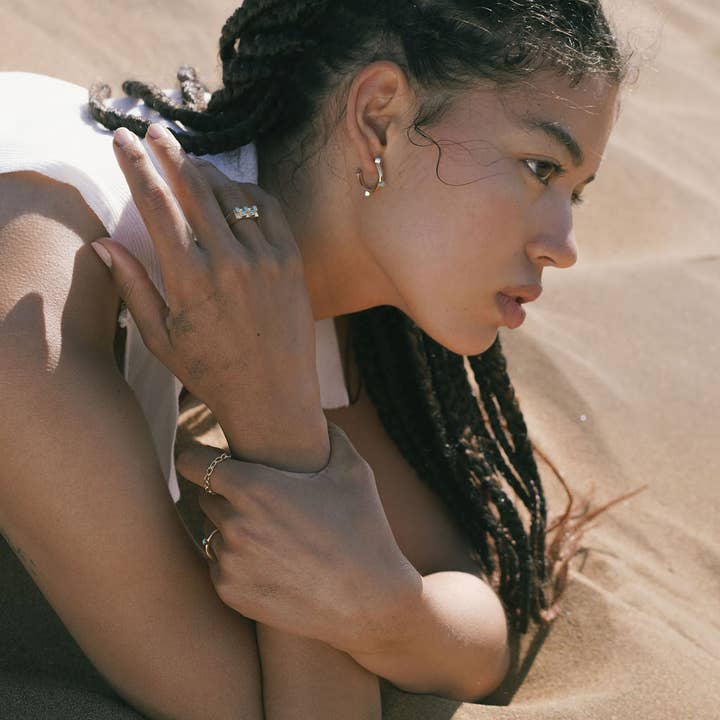 Studio Grun - Wholesale Multi-Stone Ring - Chess Ring in Moonstone/Gold3