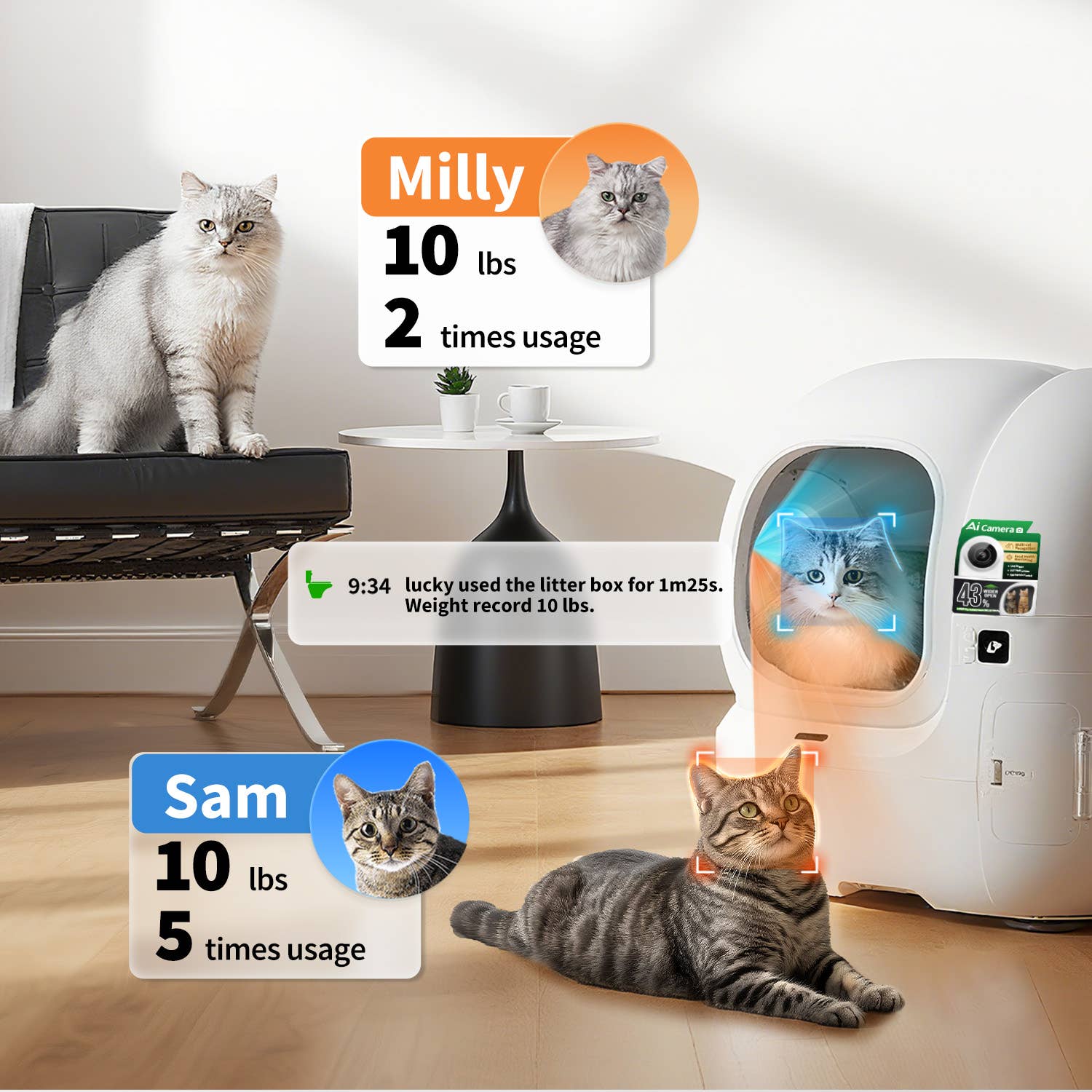 PETKIT - Wholesale Pet Bowl - Cat/Dog - Purobot Max Pro 2 Automatic Cat Litter Box4
