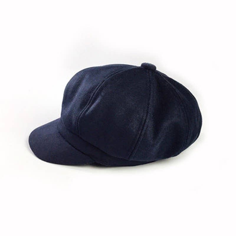 Wholesalesir - Vente Casquette gavroche – femme - Chapeau octogonal polyvalent et à la mode0