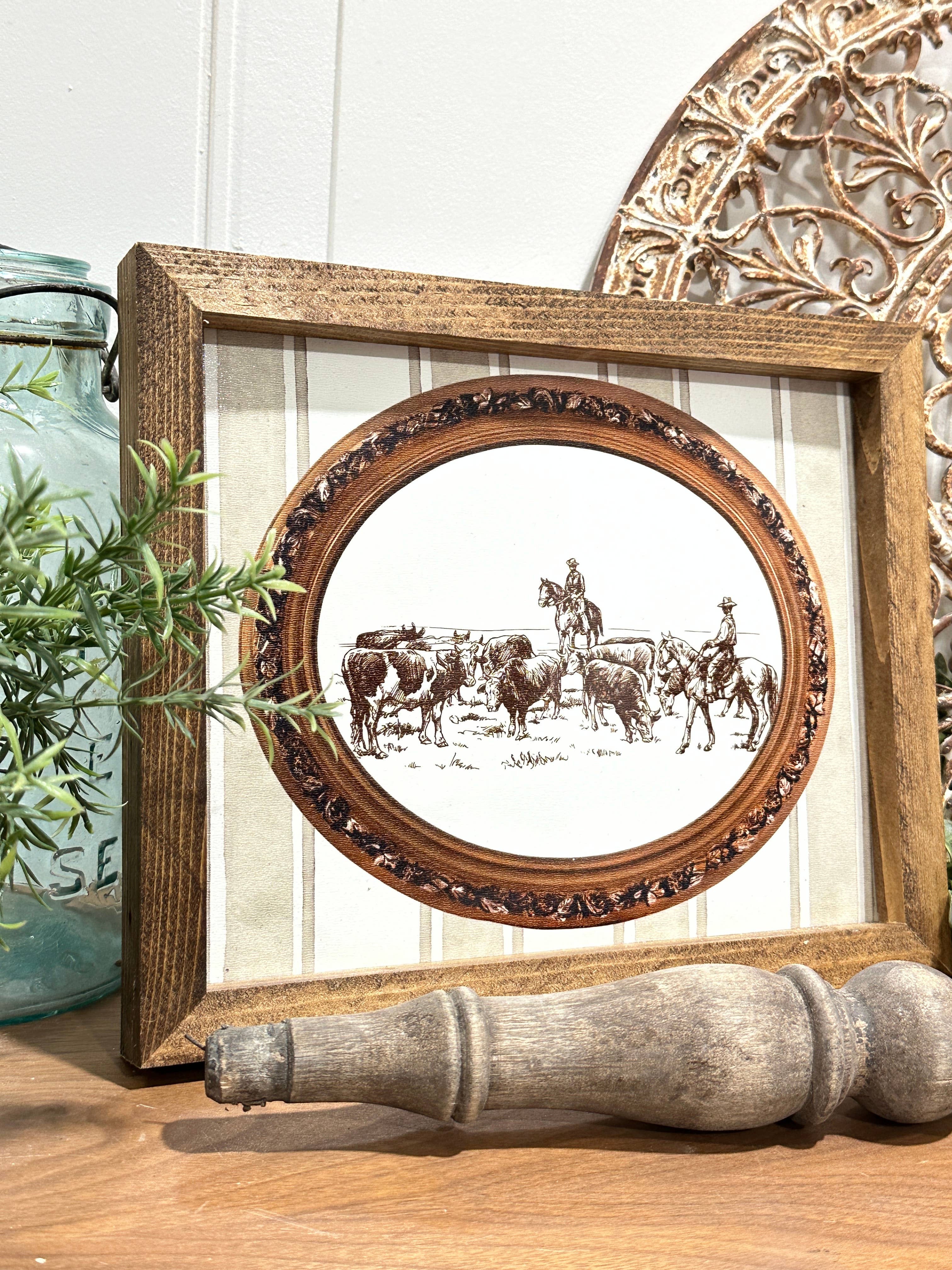 The Broken Board - Wholesale Art Print - Cattle Drive2