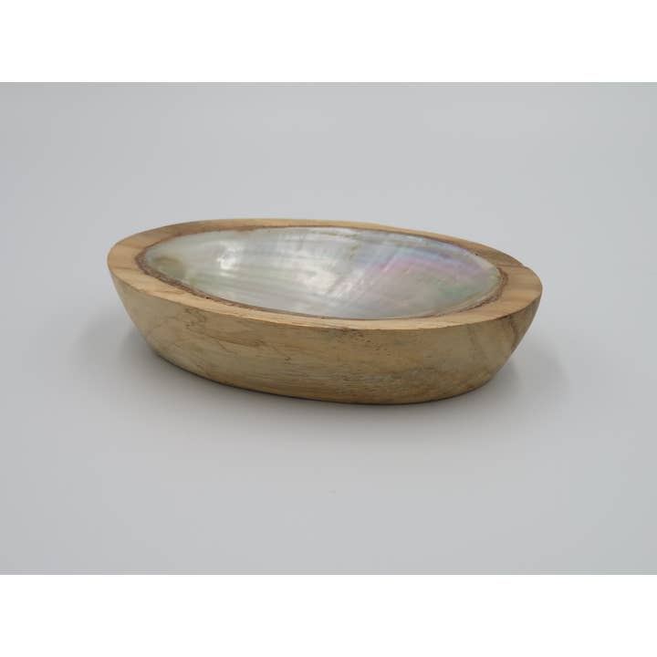 Tvålskål i mangoträ - snäckor - Ibiza - boho - badrum för wholesale av Product Import Holland