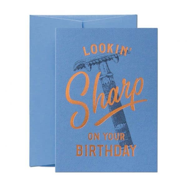 Cartão de aniversário Lookin' Sharp por atacado de Print Glorious Print