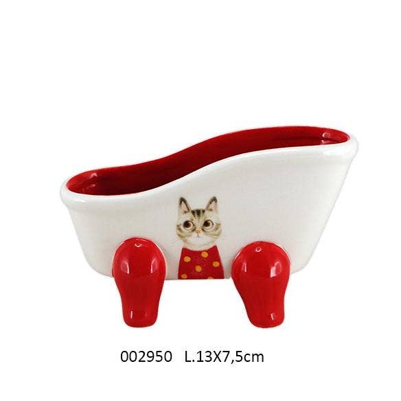 Faye - Wholesale Bath Caddy - Soap Dish Bath 'Mikado' L.13 X H.7.5 cm0