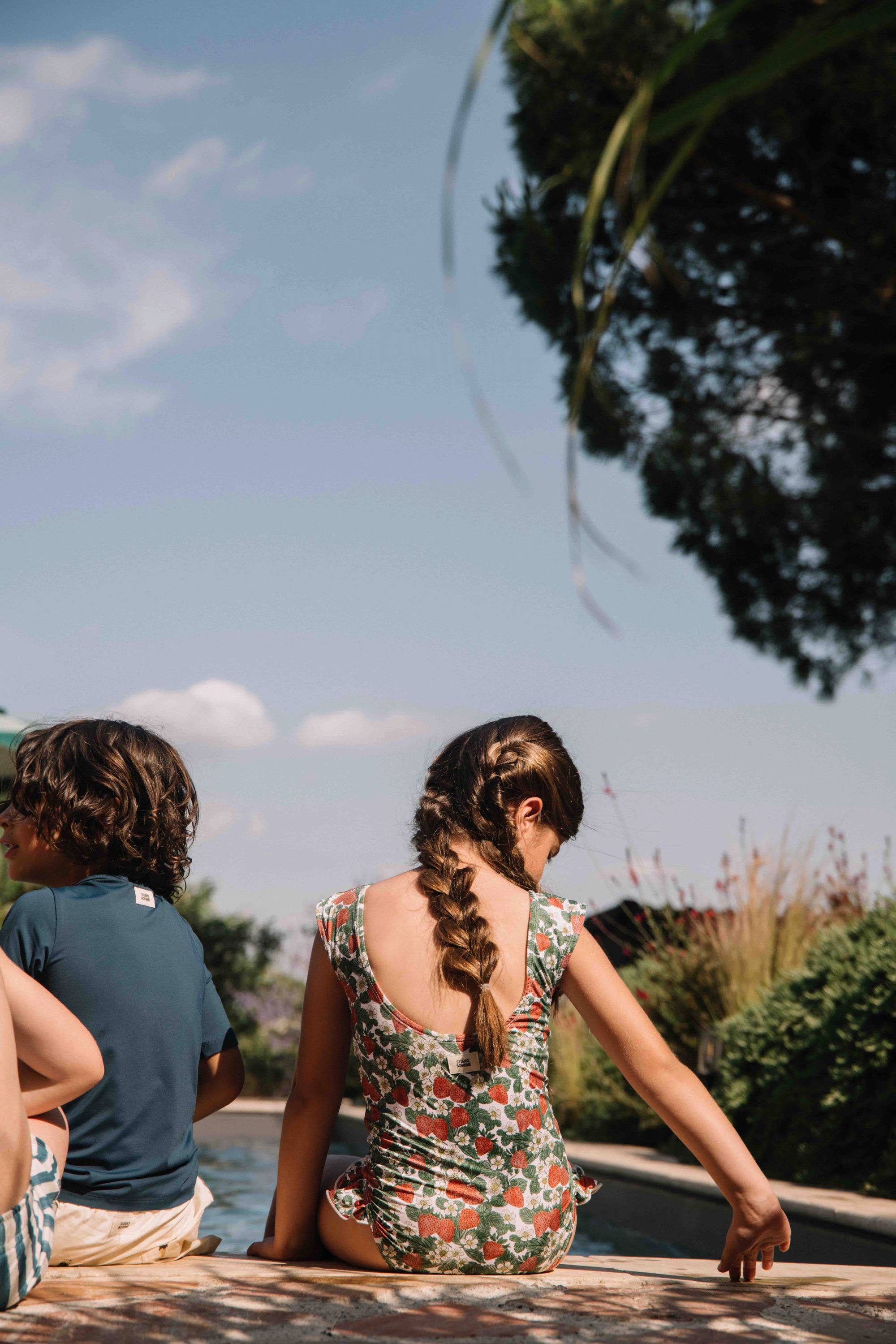 Studio Bohème Paris - Wholesale One Piece Swimsuit - Kids - Ballerina Strawberries One-Piece Swimsuit4