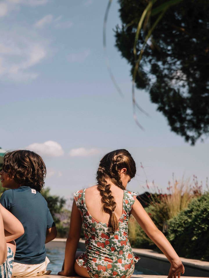 Studio Bohème Paris - Wholesale One Piece Swimsuit - Kids - Ballerina Strawberries One-Piece Swimsuit4