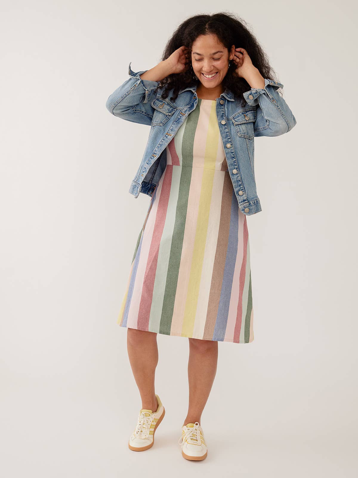 Marseille Dress Vintage Rainbow for wholesale on Faire7