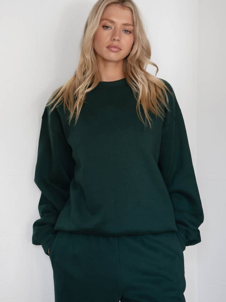 TICTOC - Vente Sweat-shirt – femme - Sweat-shirt à col rond en molleton LANI Cloud12