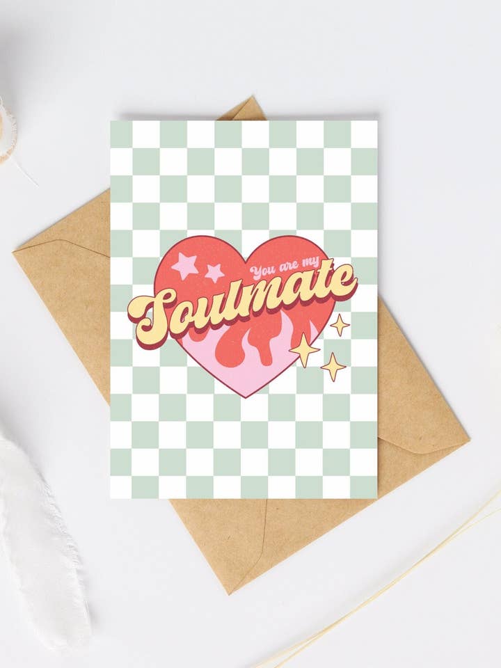 Biglietto Sei la Mia Anima Gemella per la vendita all'ingrosso da parte di Fleurs on Sunday