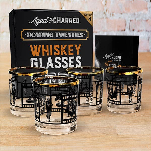 Roaring Twenties Vintage Cocktail Glasses for wholesale by Aged & Charred