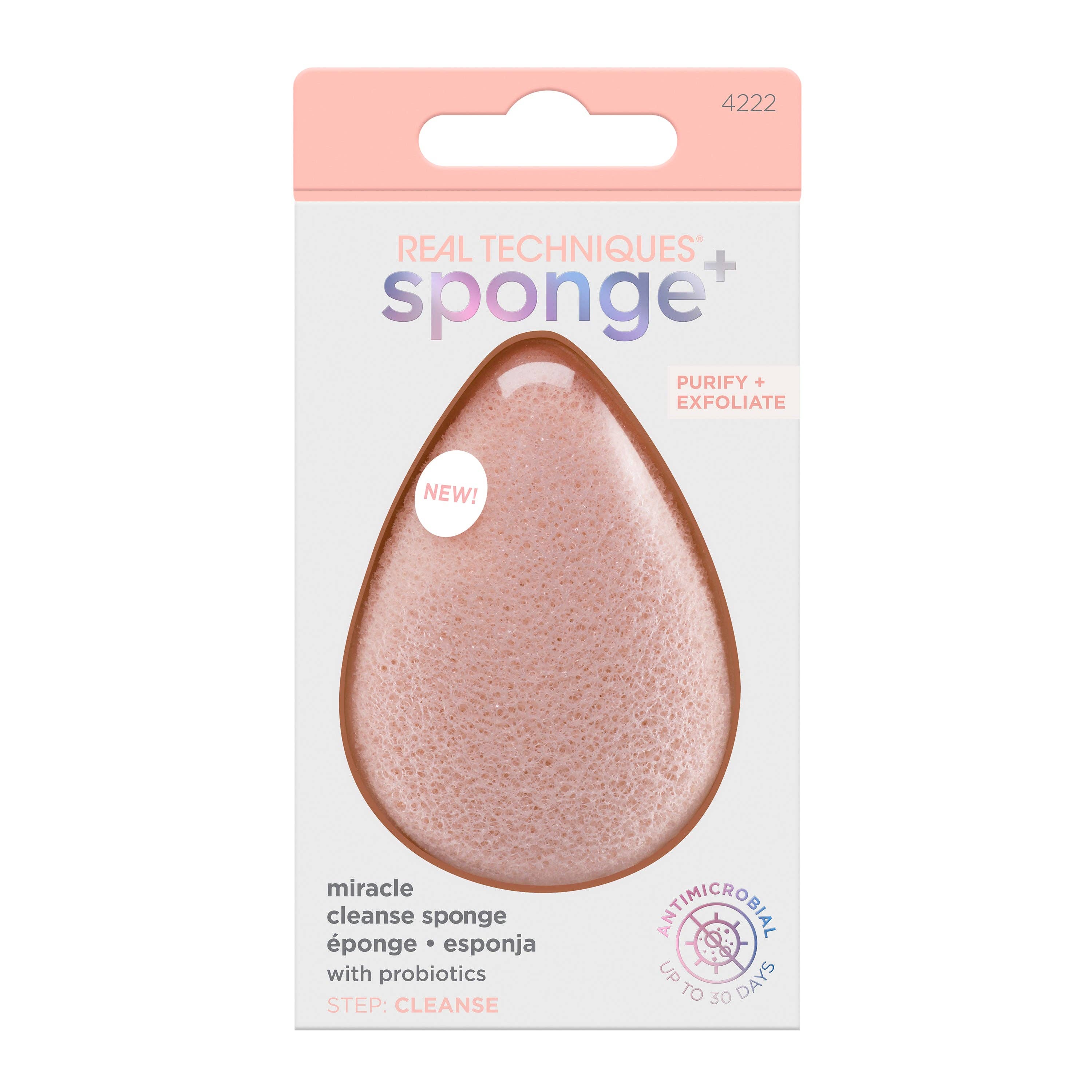 Beauty Goddess – wholesale Make-up sponge/blender – Real Techniques Sponge+, Skin Care Facial Cleanser Tool, with Probiotics, exfoliate and clean pores, Miracle Complexion Sponge0