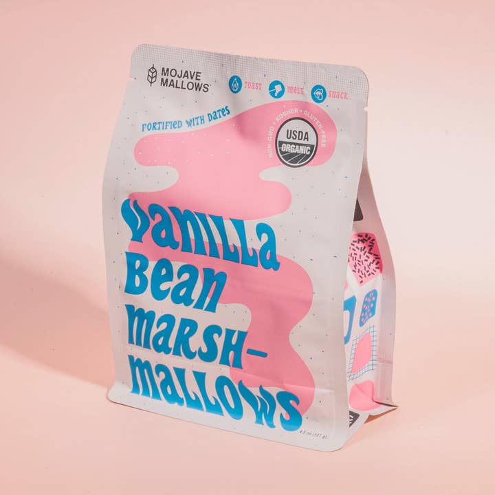 Mojave Mallows - Wholesale Marshmallow - Vanilla Bean Marshmallows - Organic / Non-GMO / Gluten-Free0