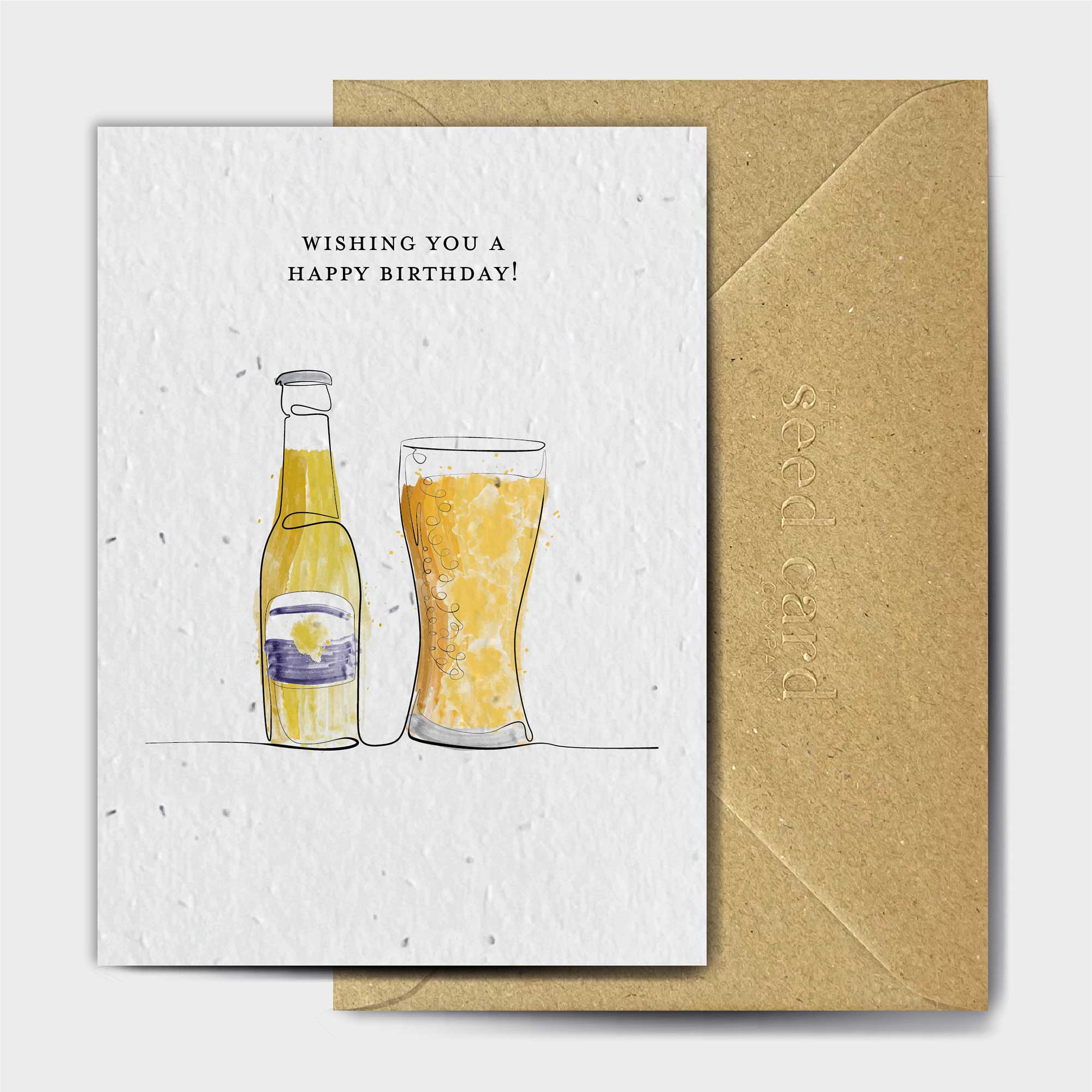 The Seed Card Company – wholesale Birthday card – A Fine Craft Ale0