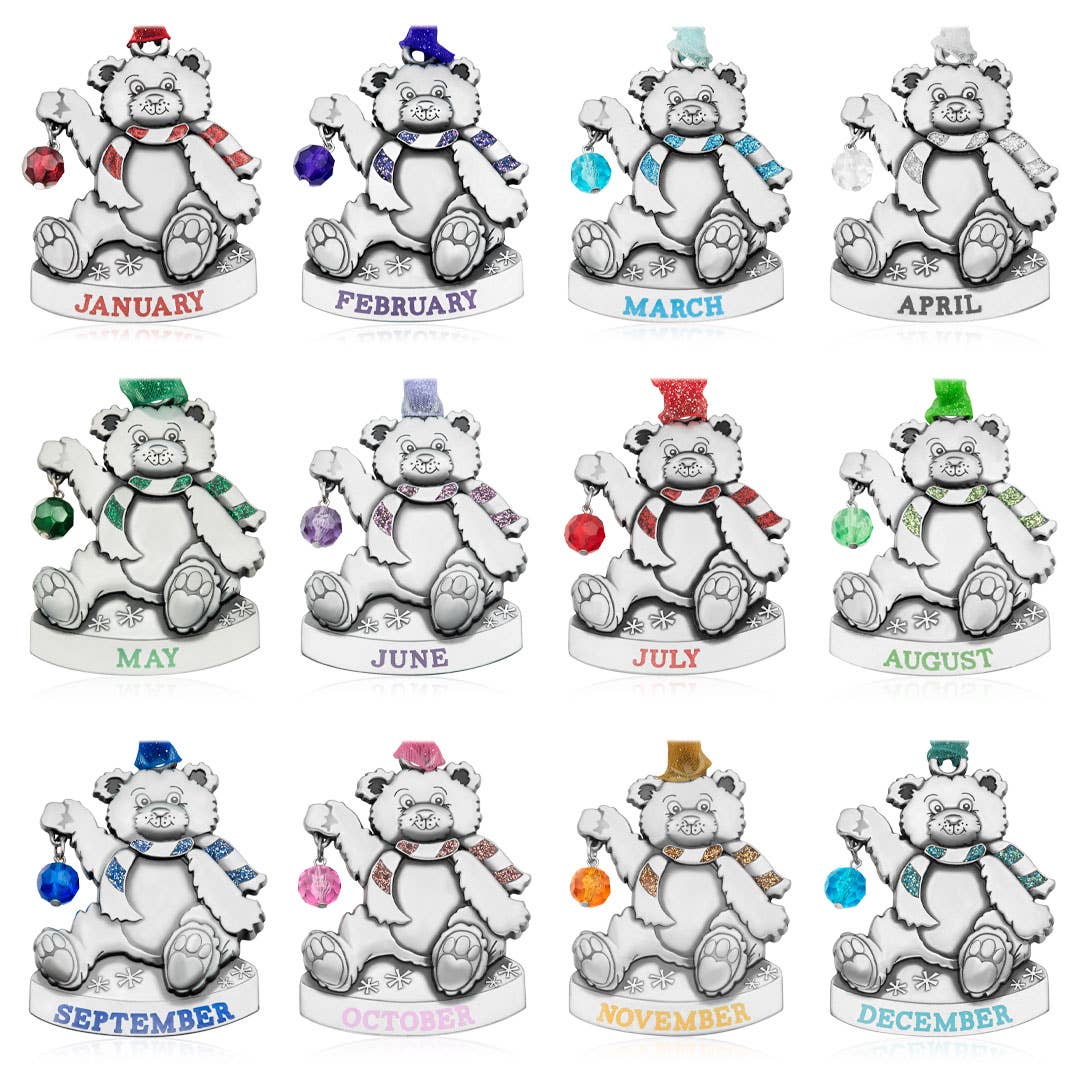 Gloria Duchin - Wholesale Ornament - Birthstone Bear Ornament23
