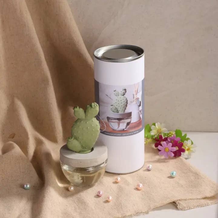 Pretty Valley Home - Wholesale Reed diffuser - Bunny Ear Cactus Ceramic Diffuser Combo (BNY+RSL) Resilience3