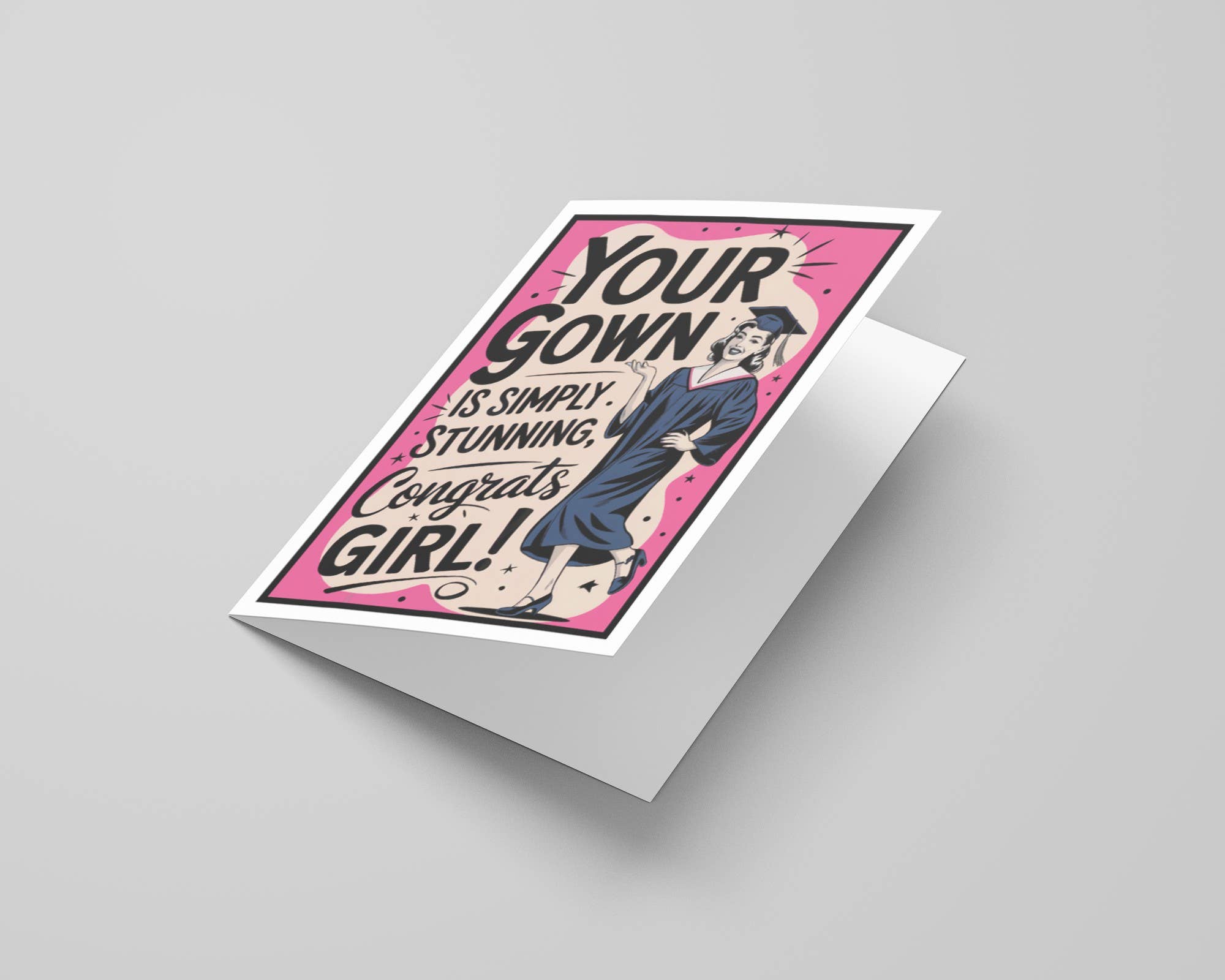 Greeting Cards by Katie Doodle & Gifts by Matchbox Card Co – Großhandel Karte zum erfolgreichen Abschluss – Lustige Karten, Abschlusskarten für Sie, Abschlussgeschenke 20256