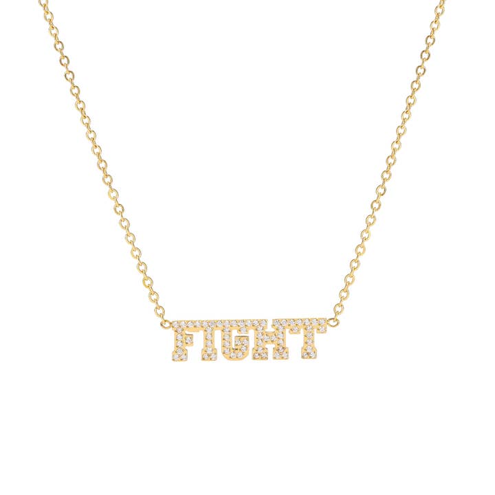 The Right Side Jewelry - Wholesale Pendant/Charm Necklace - FIGHT Necklace