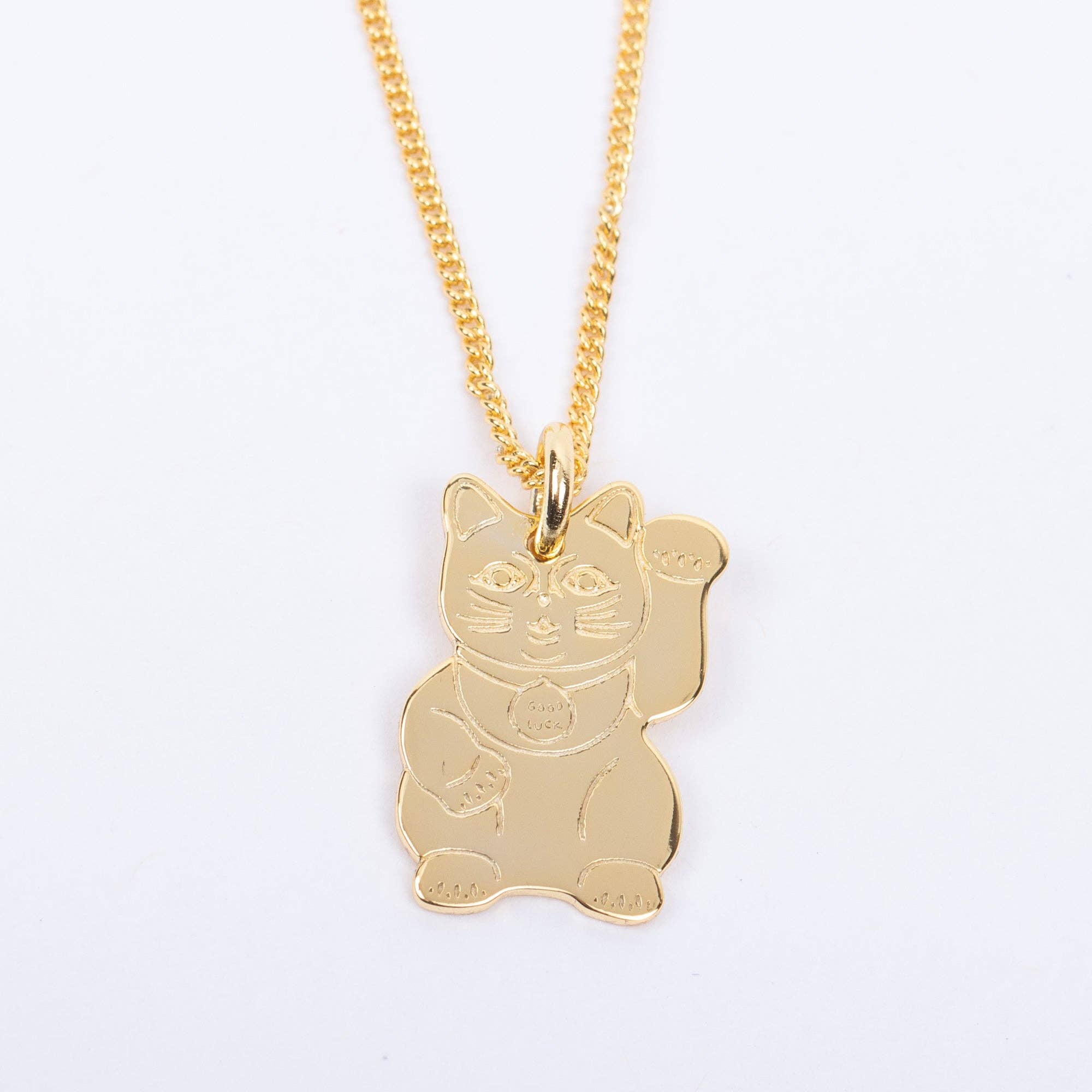 Frau Hansen - Wholesale Pendant/Charm Necklace - Lucky Cat Necklace (pack of 4 pieces)0