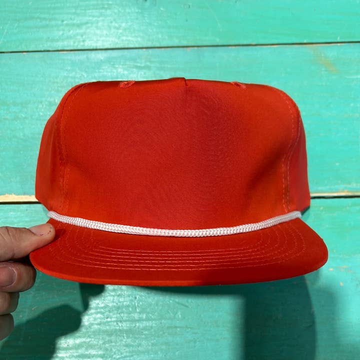 Vibes Retro Rope Hat- Dusty Red | Hat Bar | Blank Caps for wholesale by Vibes Hat Company