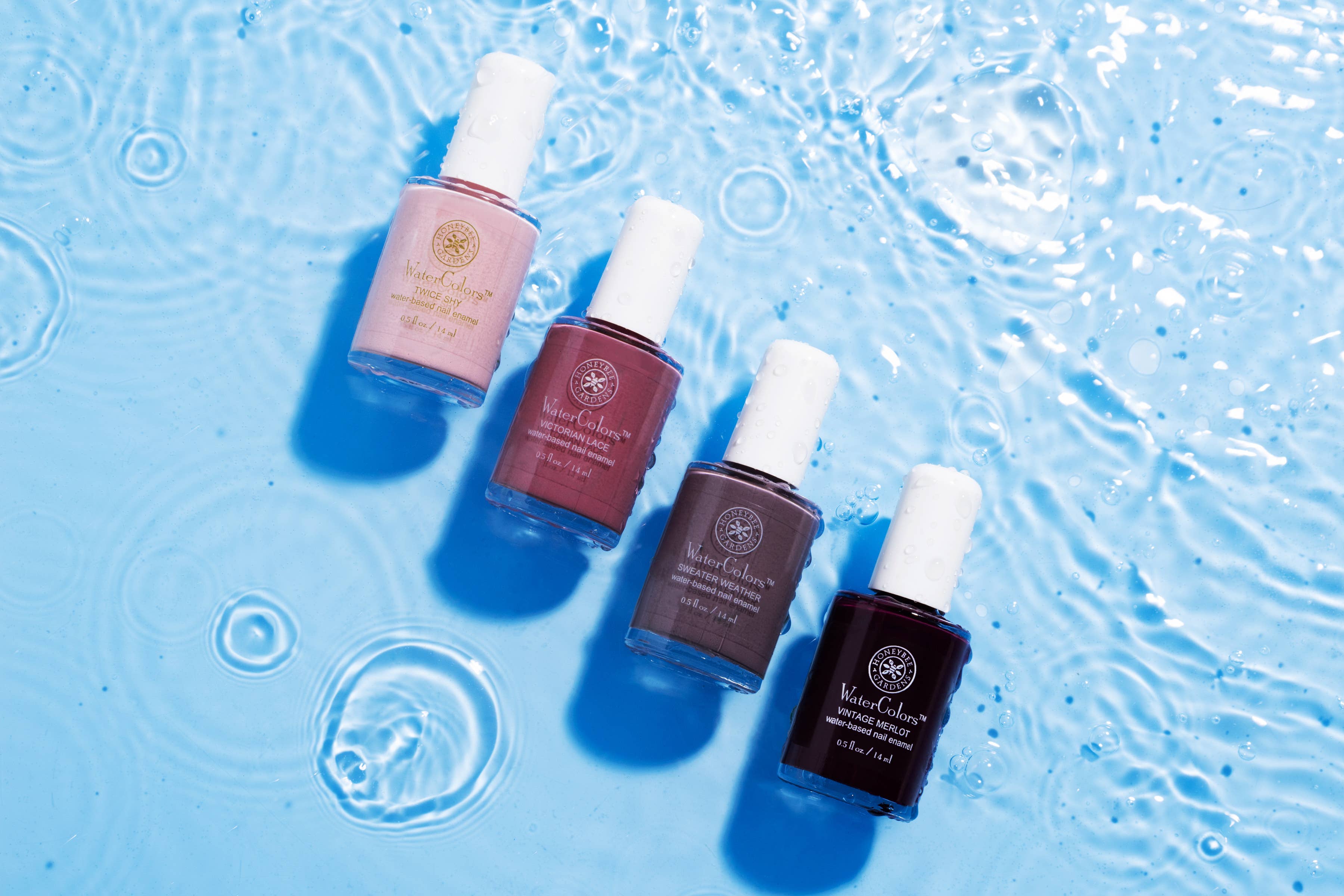 Honeybee Gardens Natural Cosmetics & Body Care - Wholesale Nail Polish - WaterColors Nail Enamel22