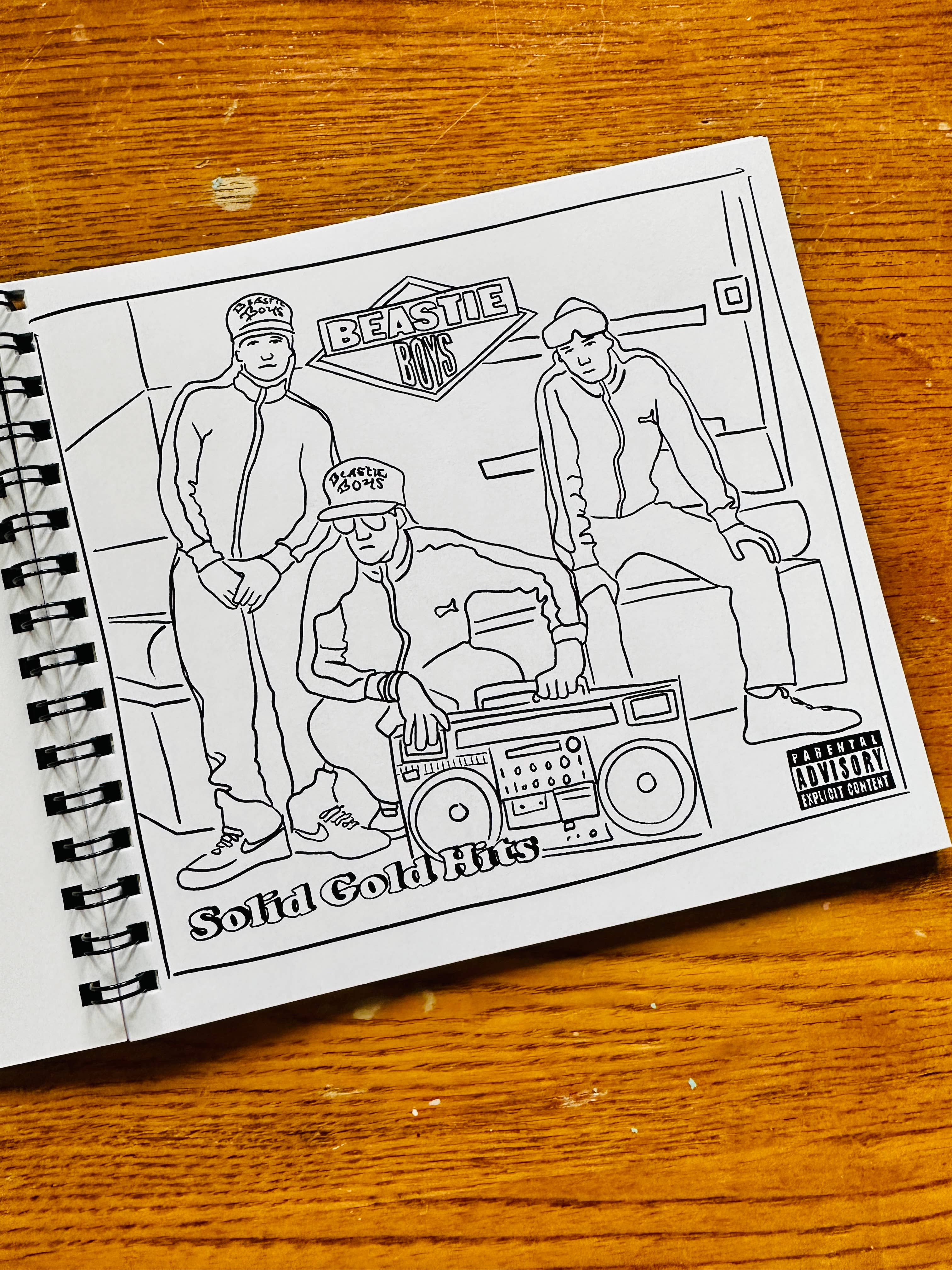 UNDERDOG NATION - Wholesale Coloring & Activity Book - Adult - Beastie Boys Pint Size Coloring Book10