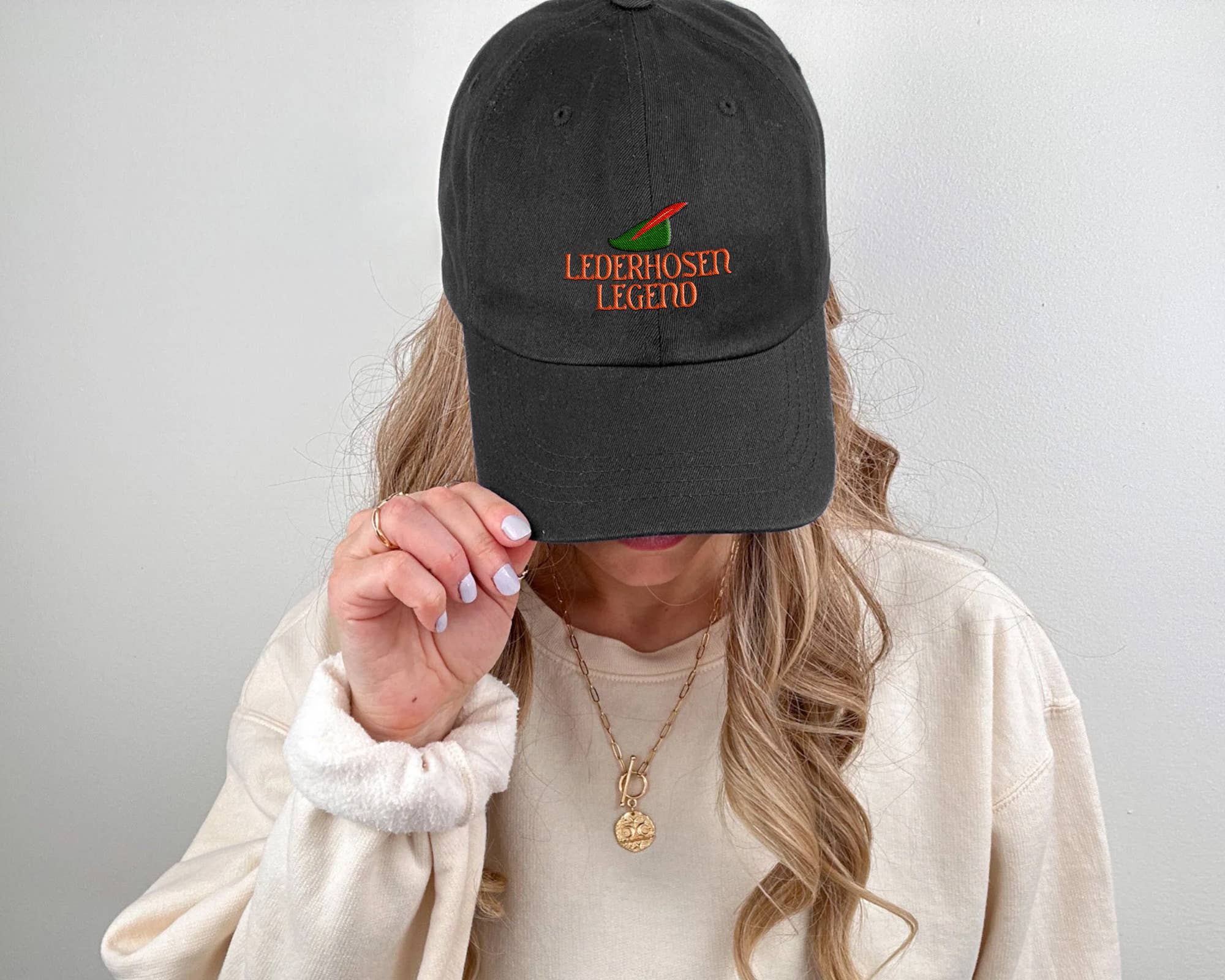 Vivtrek - Wholesale Trucker Hat - Women's - Lederhosen Legend Trucker Hat Funny Oktoberfest Snapback1