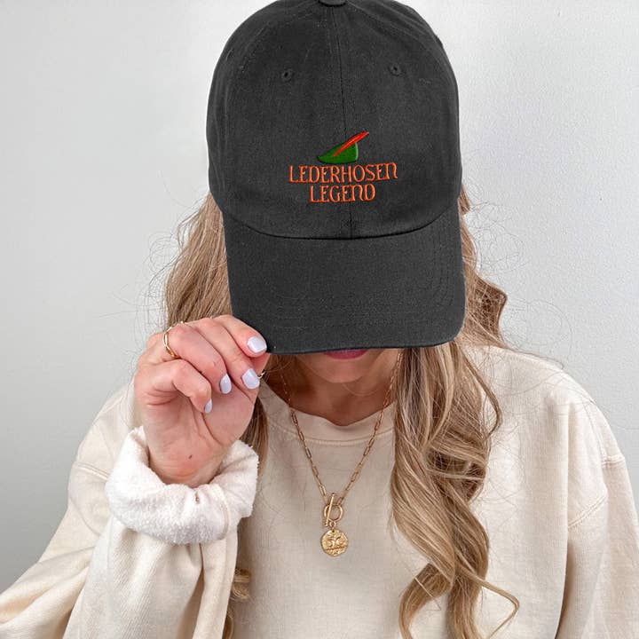 Vivtrek - Wholesale Trucker Hat - Women's - Lederhosen Legend Trucker Hat Funny Oktoberfest Snapback1