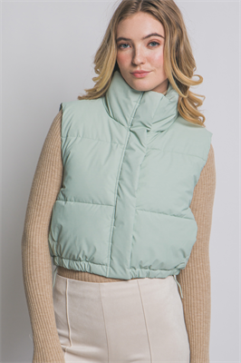 Vanilla Monkey - Wholesale Jacket - Women's - Cropped Puffer With Pockets3