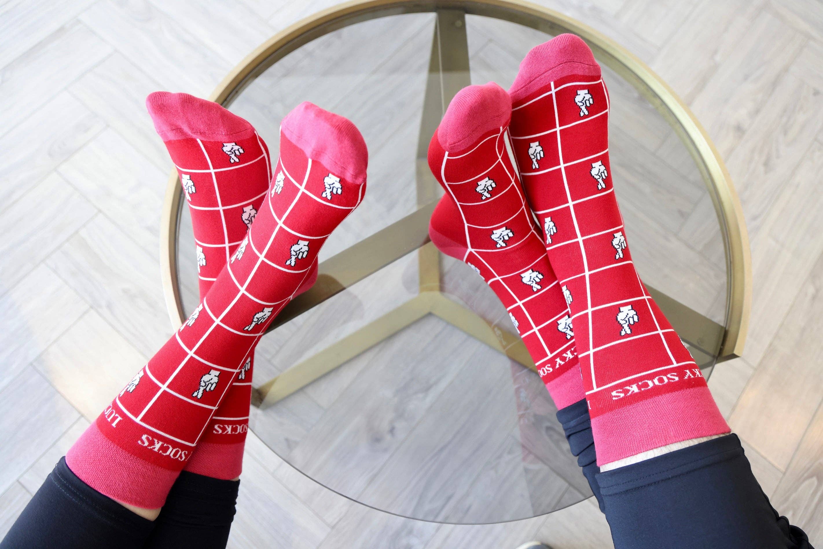 Happy Bits Socks - Wholesale Sokken - Uniseks - Geluksbamboe Sokken| Rode Bamboe Sokken4
